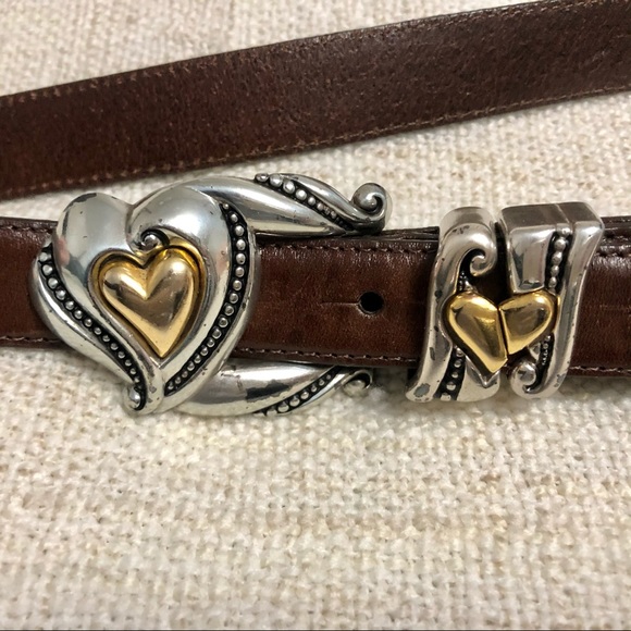 Brighton Vintage Two Tone Belt Brown - Picture 2 of 6